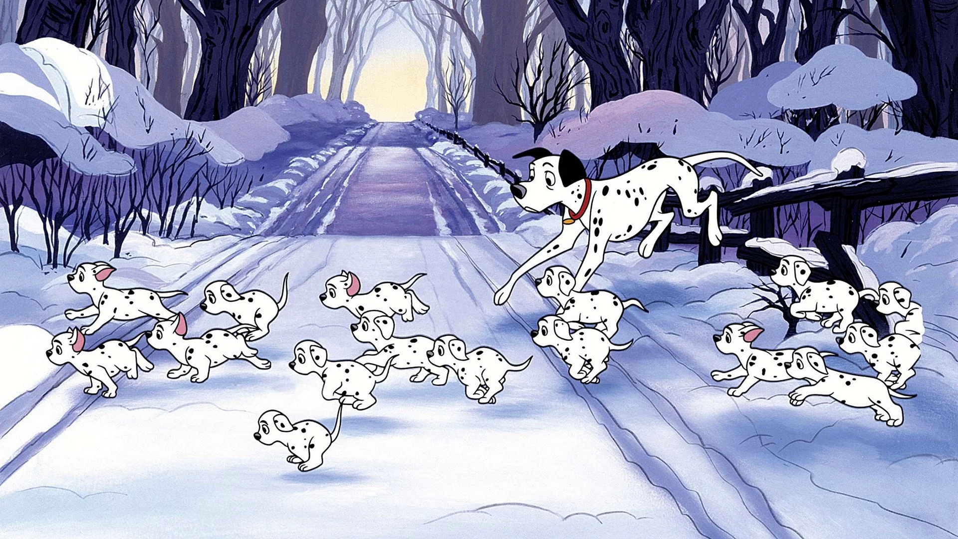 101 Dalmatians 1961 Wallpaper