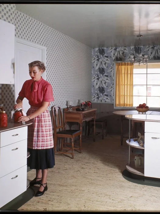 1940s Kitchen Wallpaper