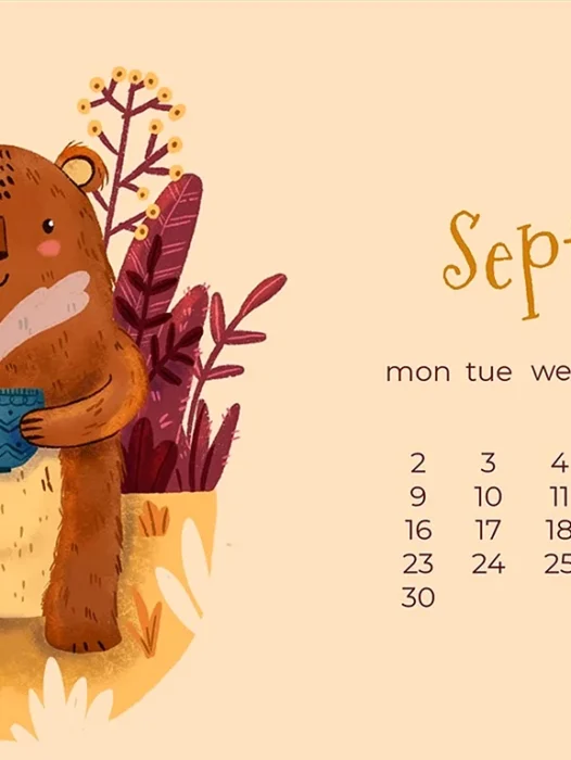 2019 September Calendars Wallpaper