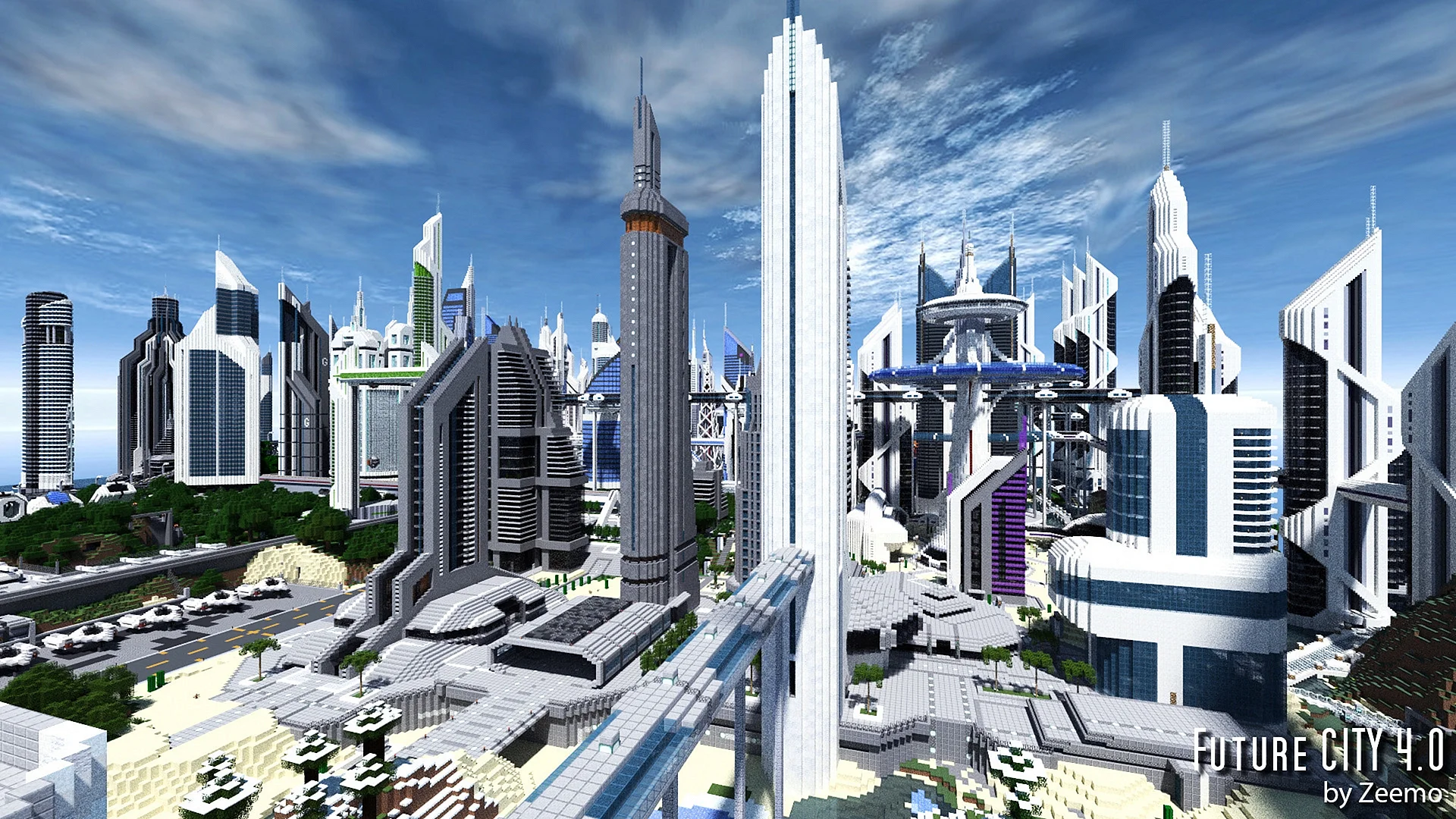 2050 Future Cities Wallpaper