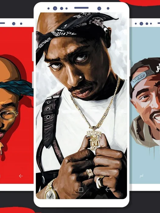 2pac Android Wave Wallpaper
