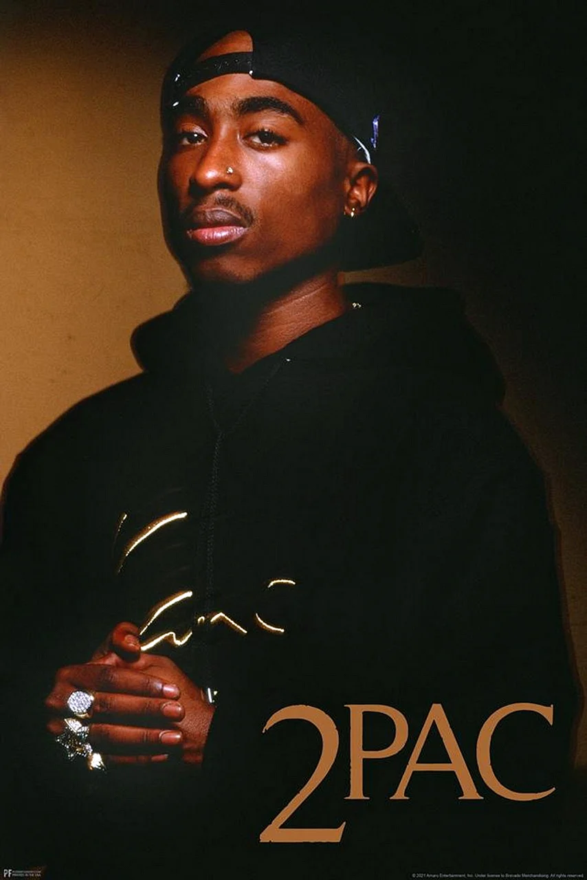 2pac Poster Wallpaper For iPhone