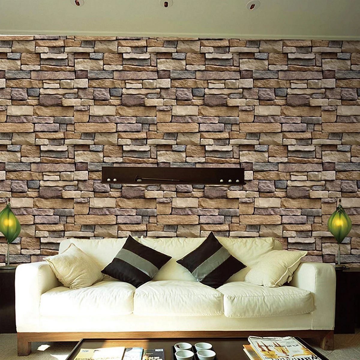 3D Brick Wall Stickers Wallpaper