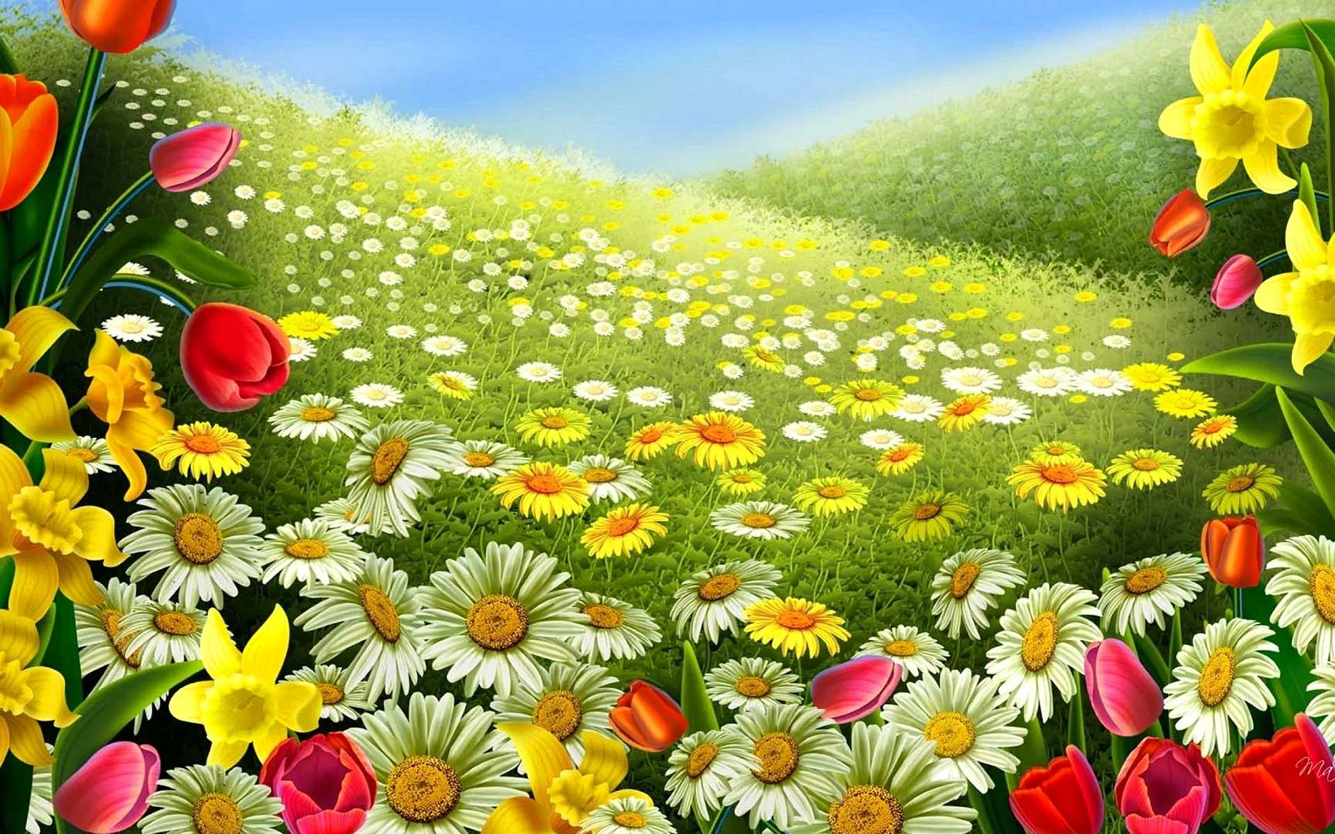 3D Flower Wallpaper