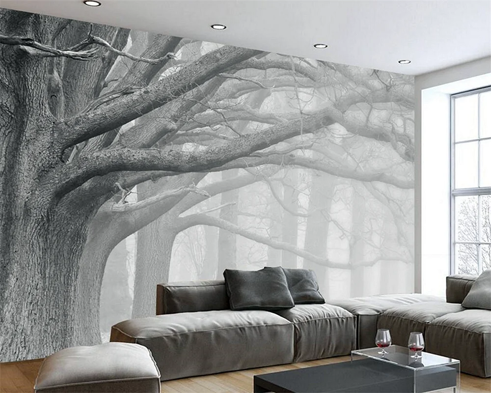 3D Tree Murals Wallpaper