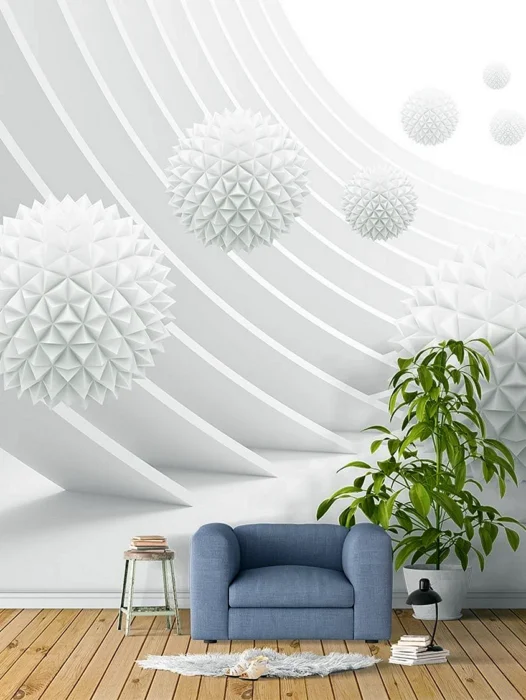 3D Wall Flex Design Wallpaper