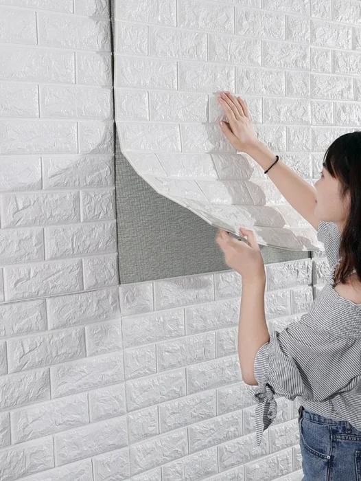 3D Wall Foam Wallpaper