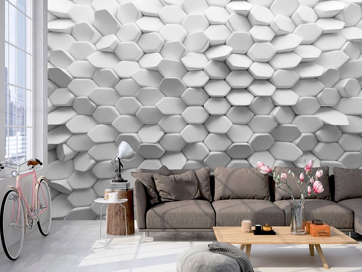 3D Wall Mural Wallpaper