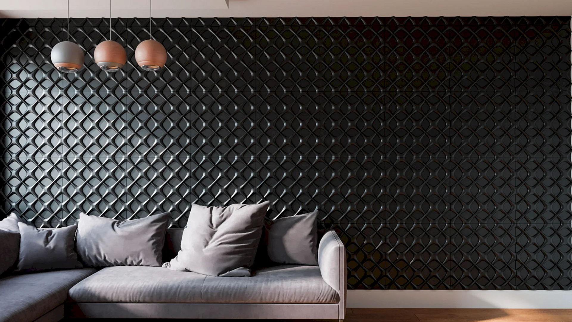 3D Wall Panel Wallpaper