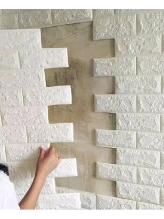 3D Brick Wall Stickers Wallpaper