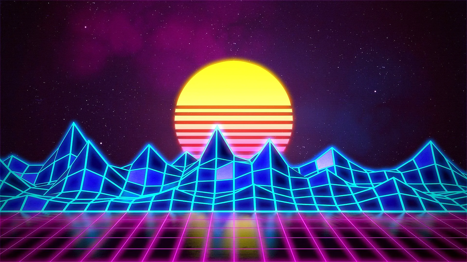 80s Neon Wallpaper