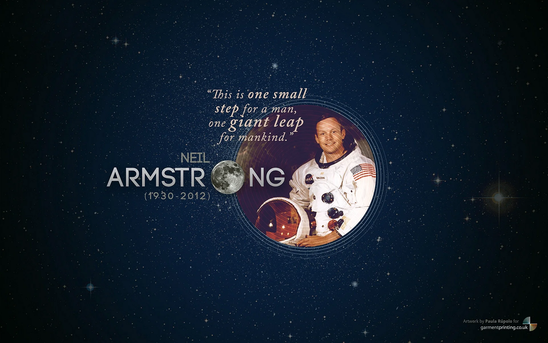 A Small Step For Man A Giant Leap For Mankind Wallpaper