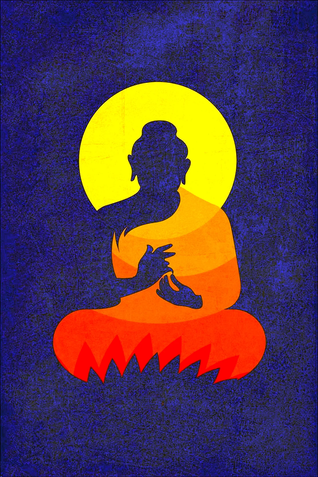 Abstract Buddha Wallpaper For iPhone