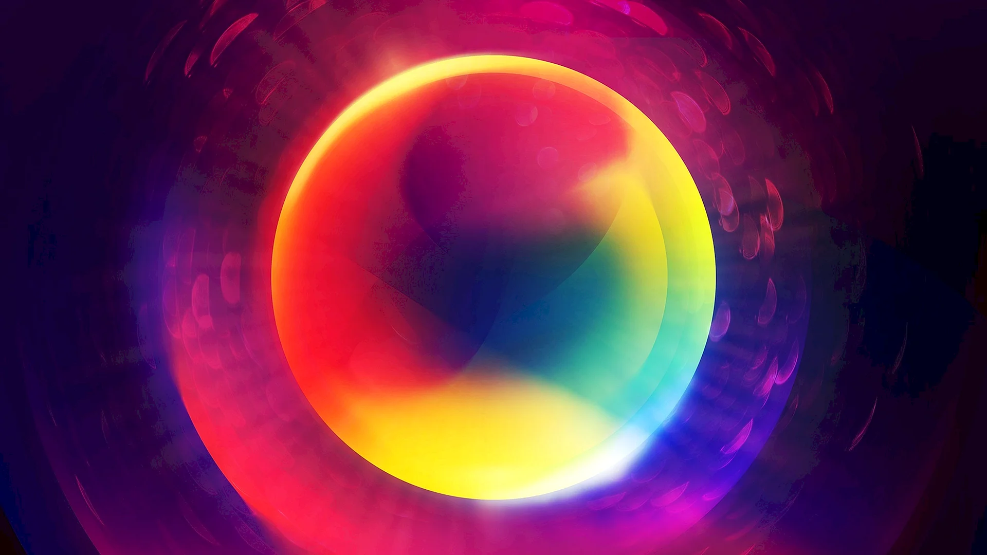 Abstract Circle Wallpaper