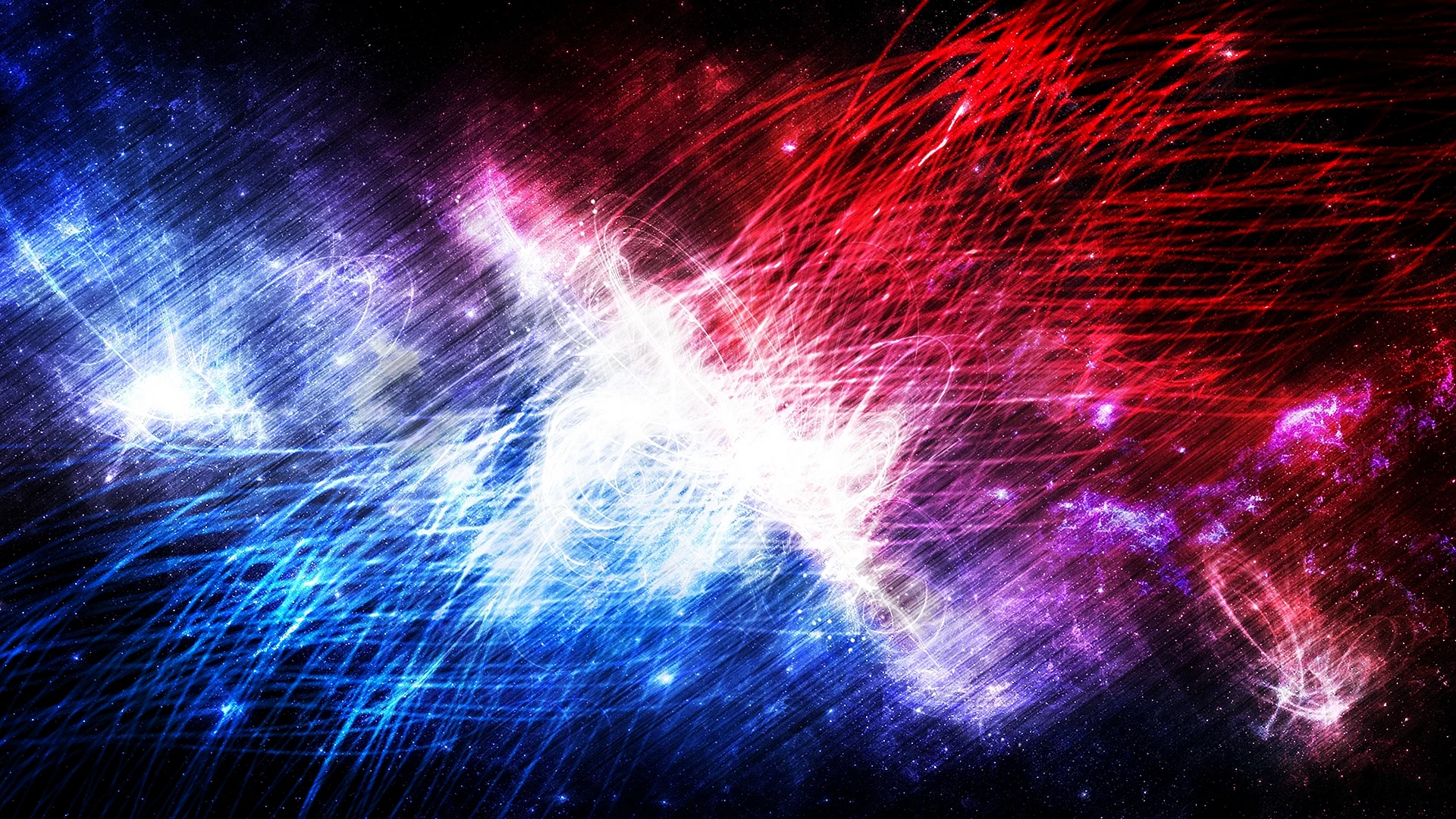 Abstract Blue And Red Wallpaper