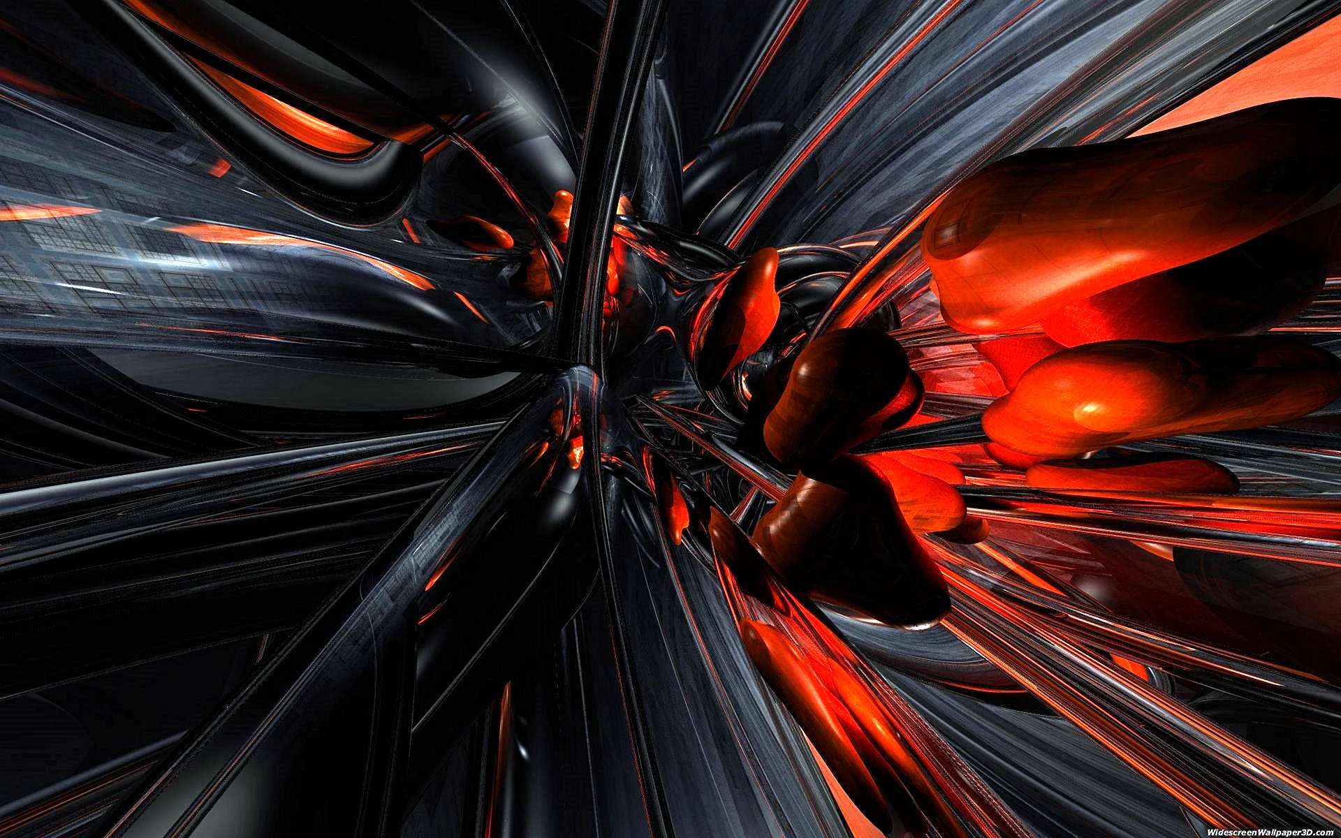 Abstraction Black Wallpaper