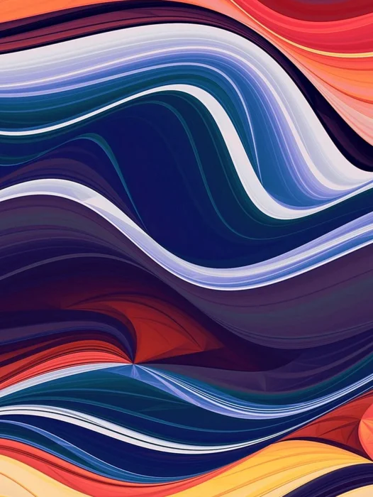 Abstraction Waves Wallpaper For iPhone