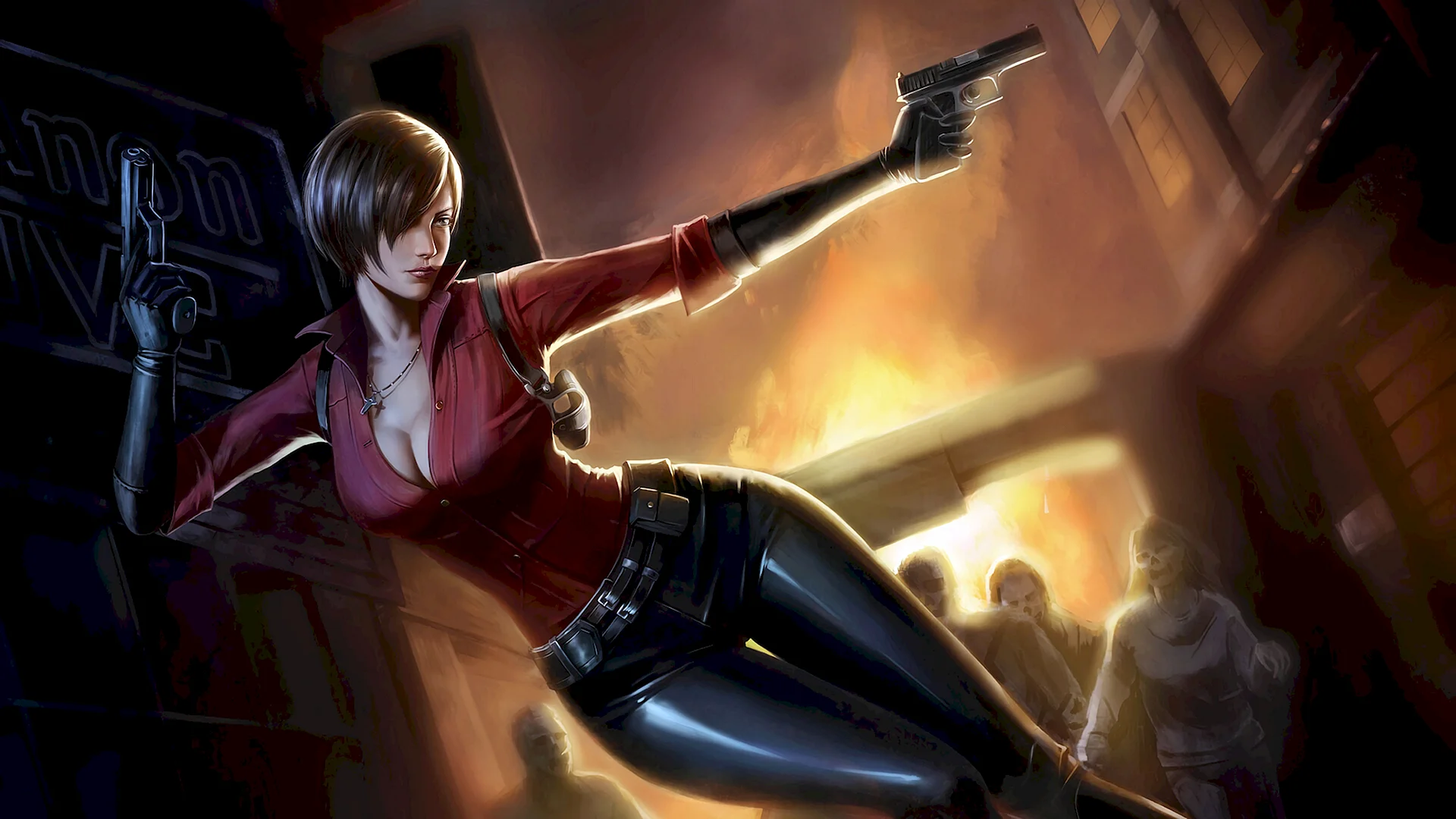 Ada Wong 4K Re2 Wallpaper