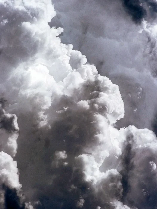 Aesthetic Black Clouds Wallpaper For iPhone