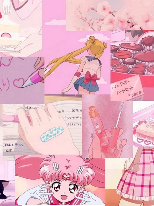 Aesthetic Pastel anime Wallpaper