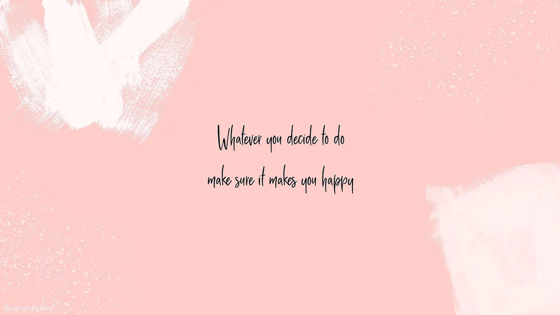 Aesthetic Pink Quotes Wallpaper