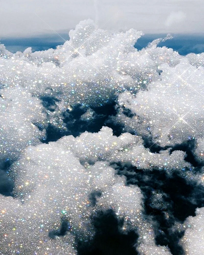 Aesthetic White Clouds Wallpaper For iPhone