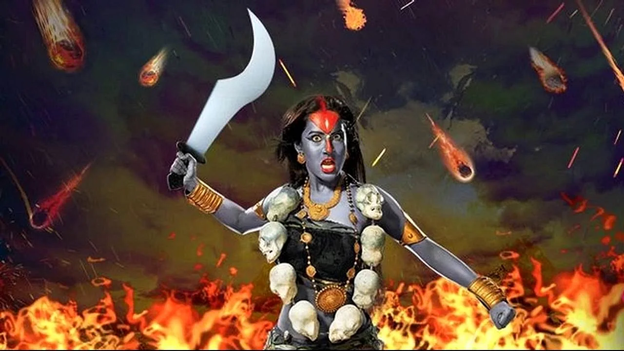 Aghori Worship Shiv And Maa Kaali Wallpaper