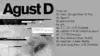 Agust D Album Wallpaper