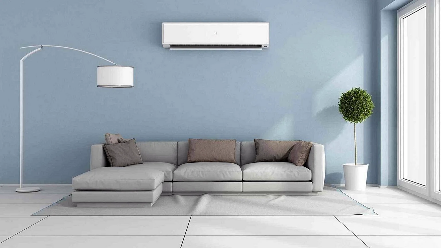 Air Conditioner In Wall Wallpaper