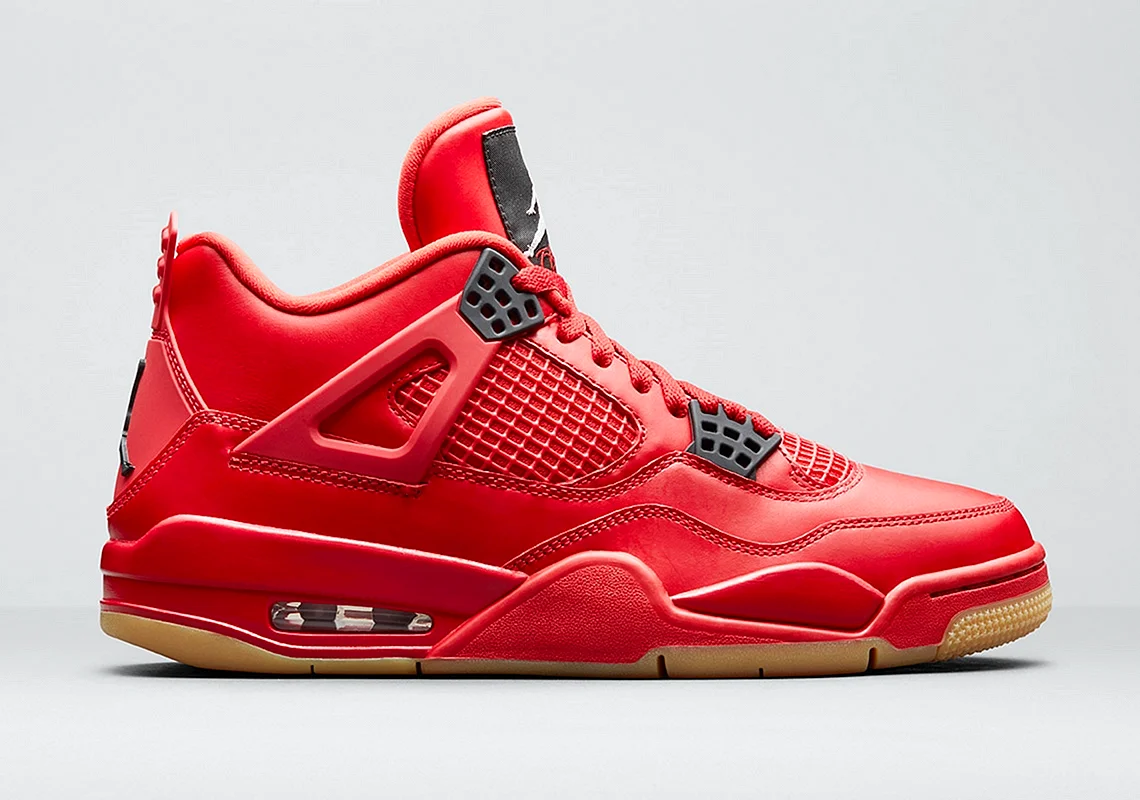 Air Jordan 4 Red Metallic Wallpaper