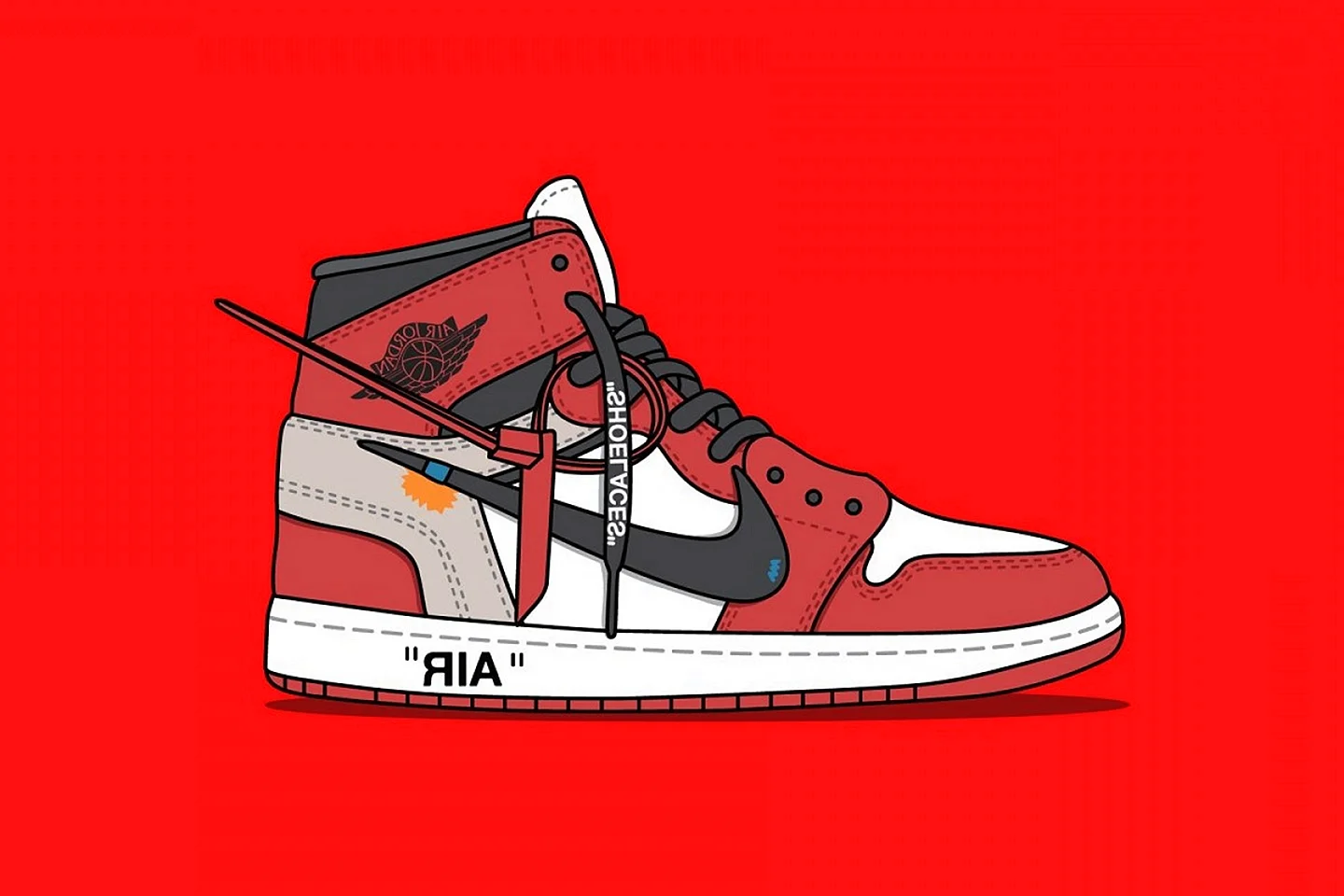 Air Jordan Vector Wallpaper