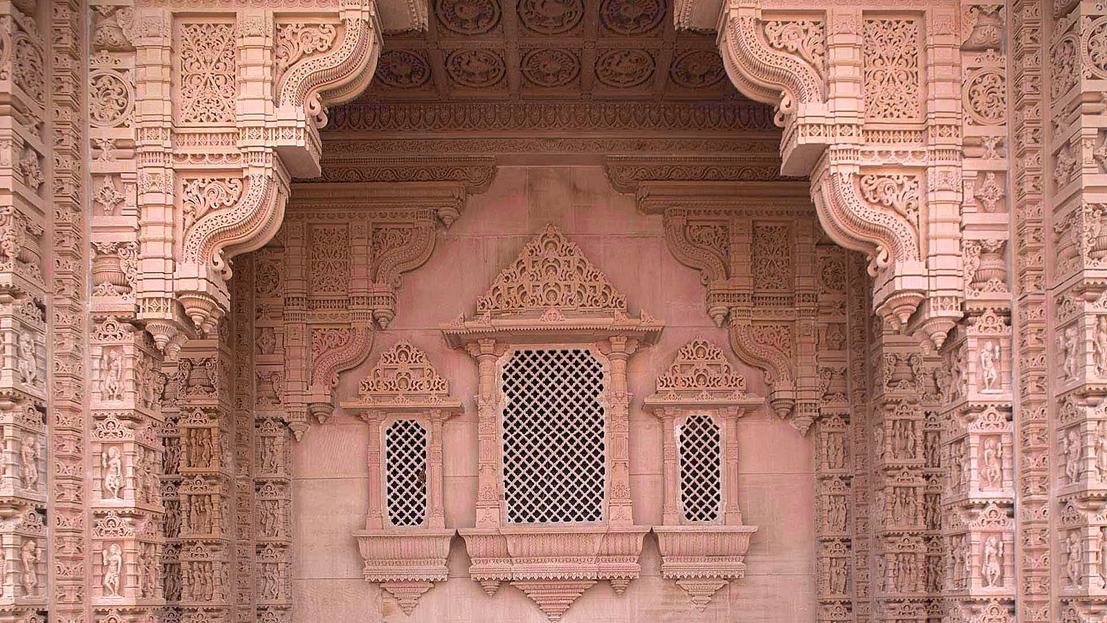 Akshardham Temple Carvings Wallpaper