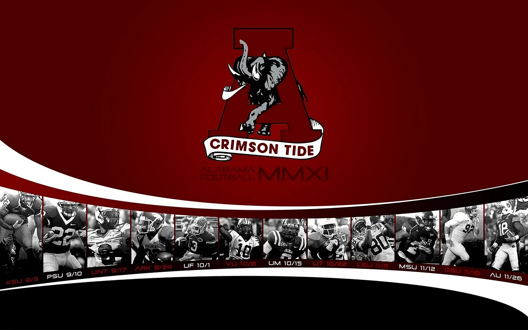 Alabama Crimson Tide Background Wallpaper