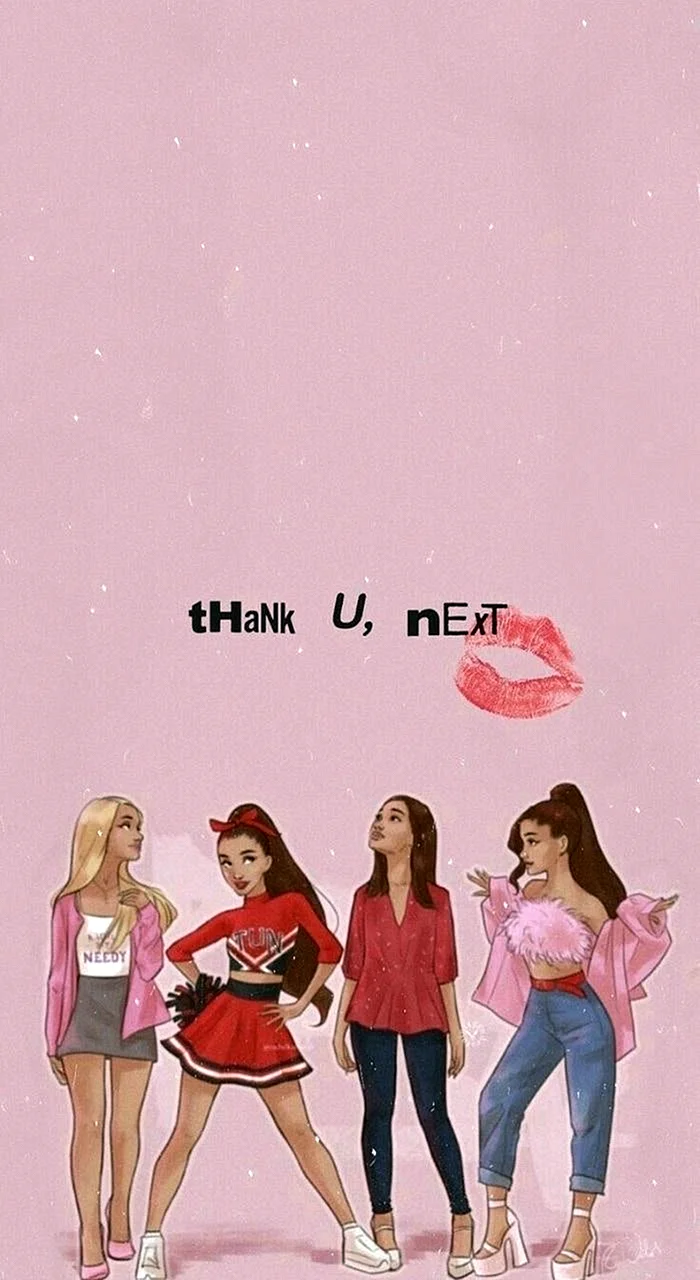 Album Art Thank Unext Thank U Next Ariana Grande Wallpaper For iPhone