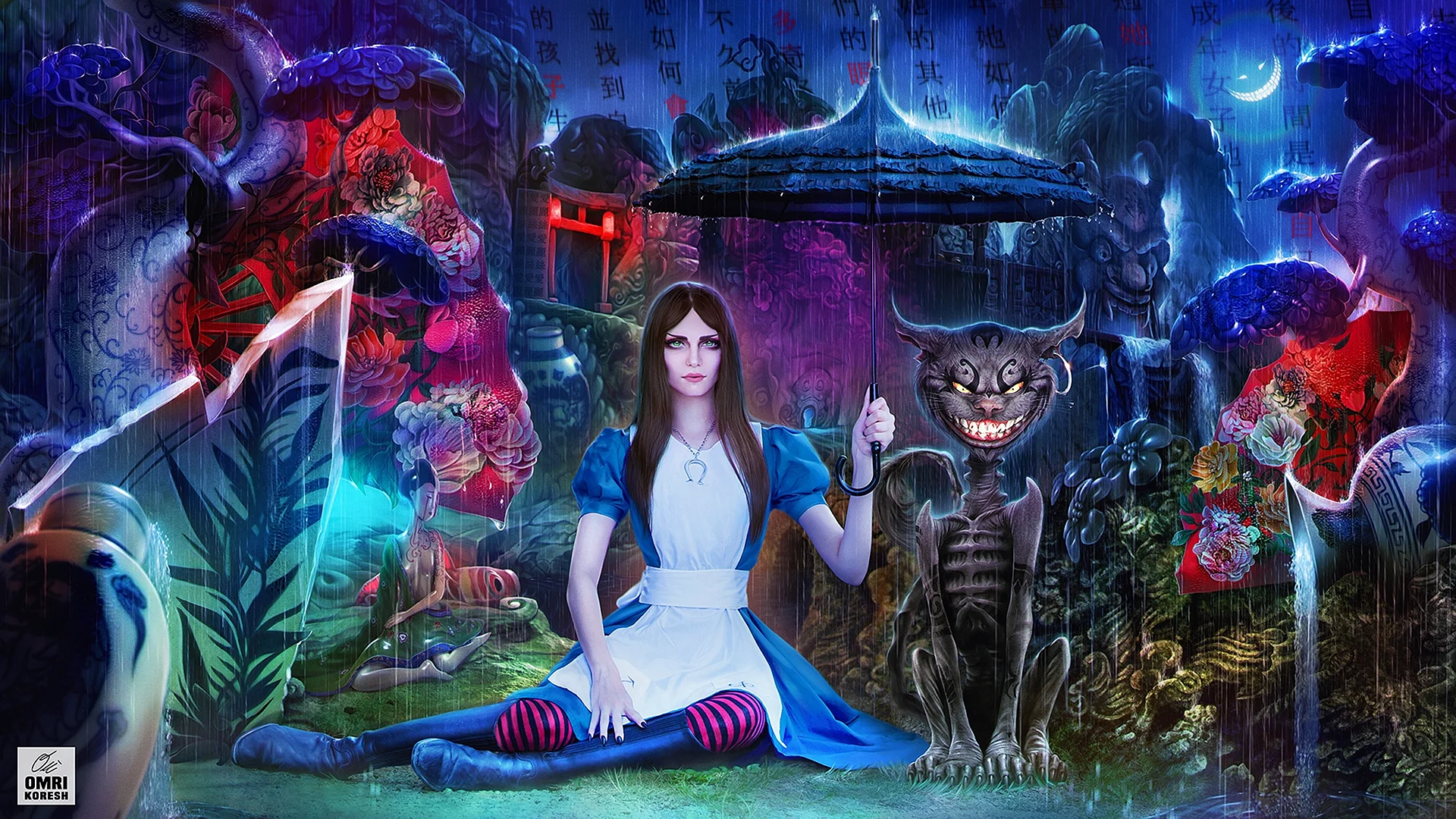 Alice Madness Cheshire Wallpaper