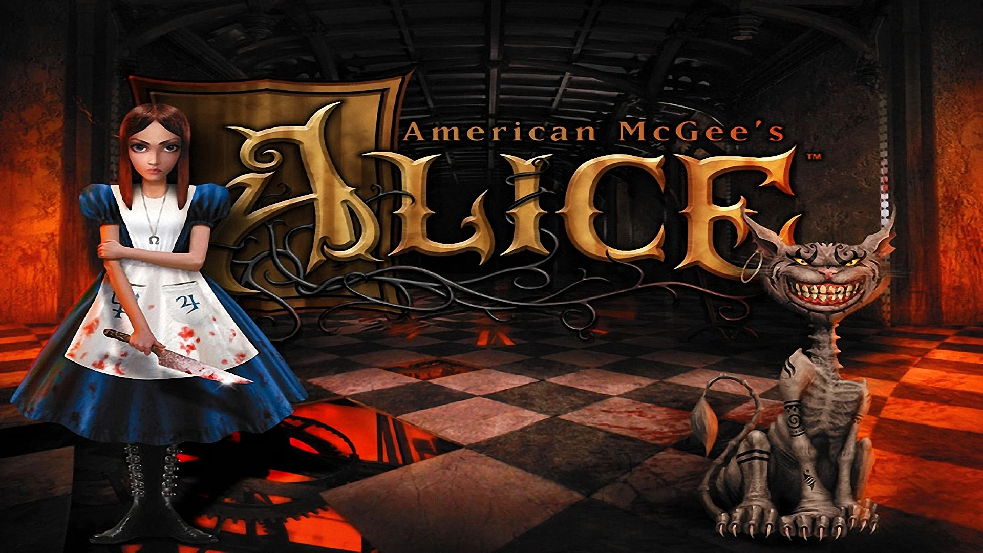 American Mcgees Alice Cover Art Wallpaper