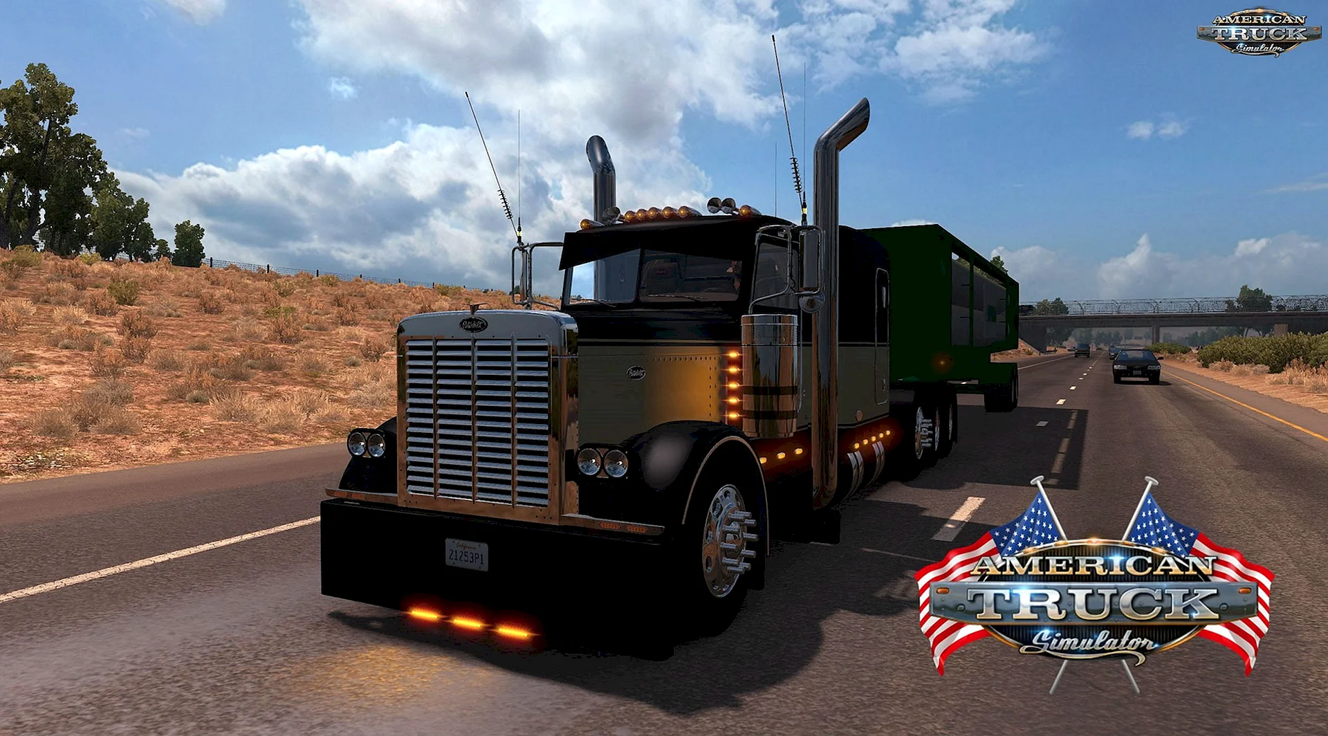 American Truck Gameplay Wallpaper