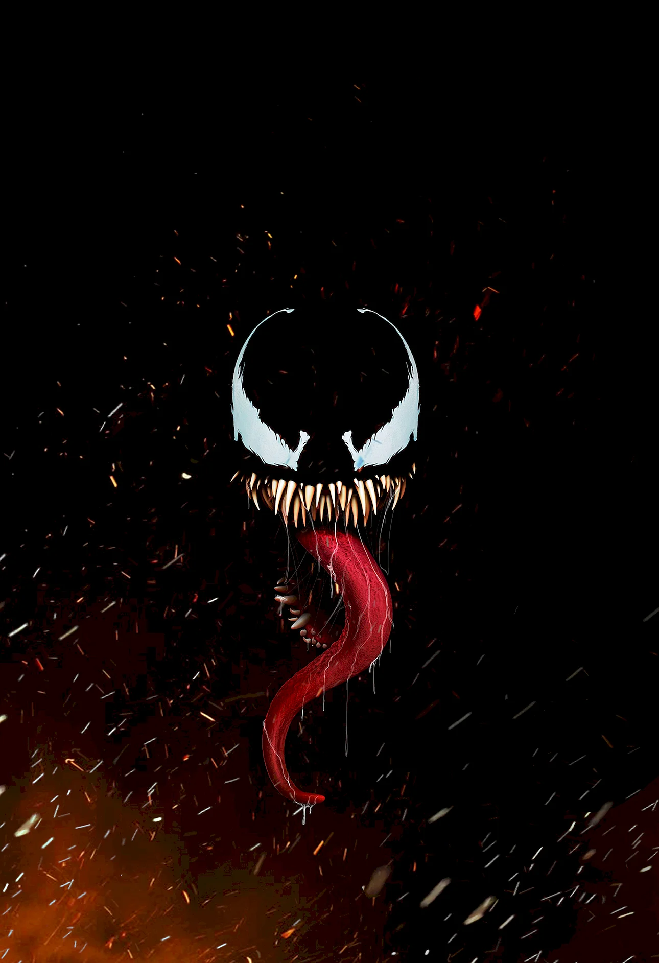 Amoled Venom Wallpaper For iPhone