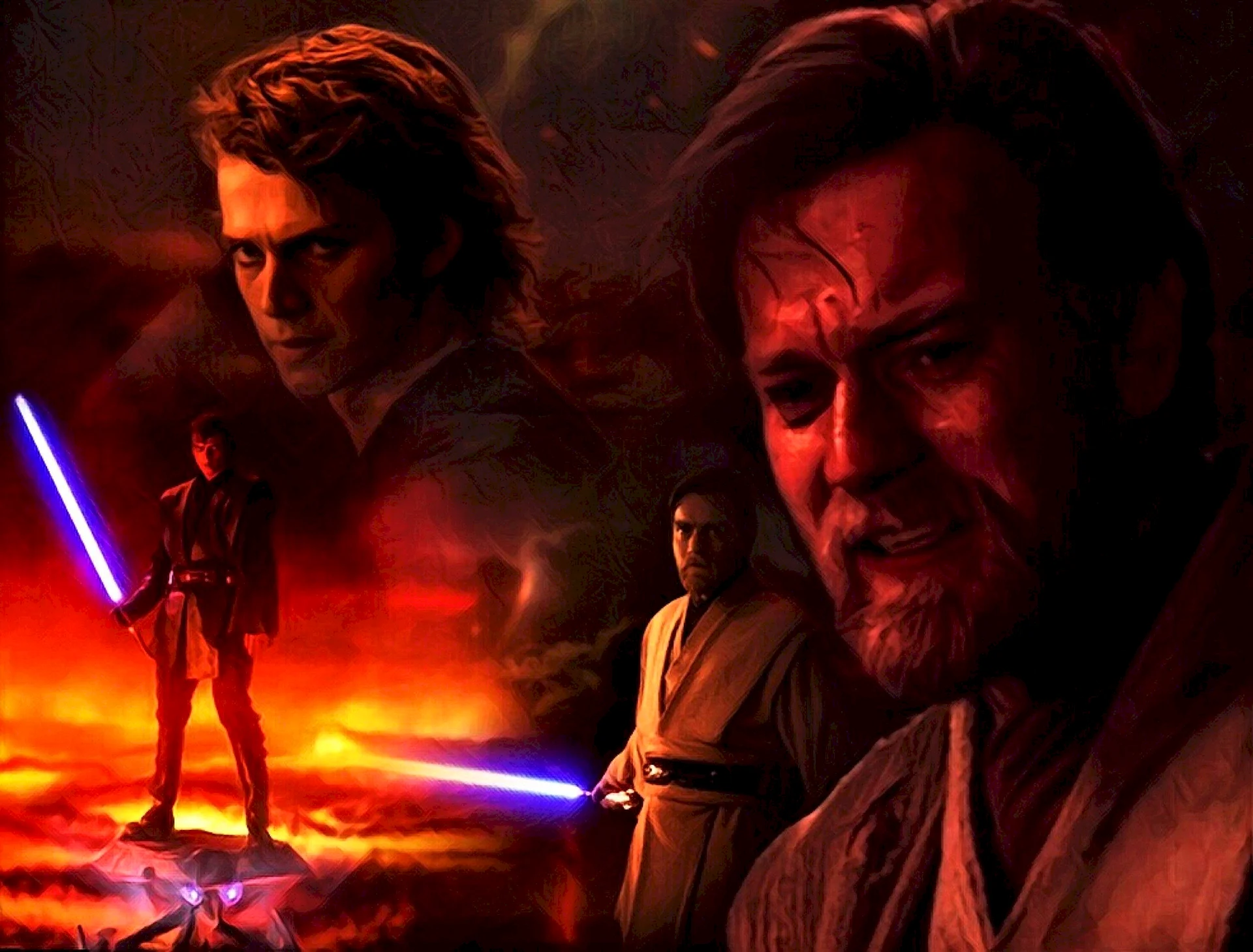 Anakin And Obi Wan Wallpaper