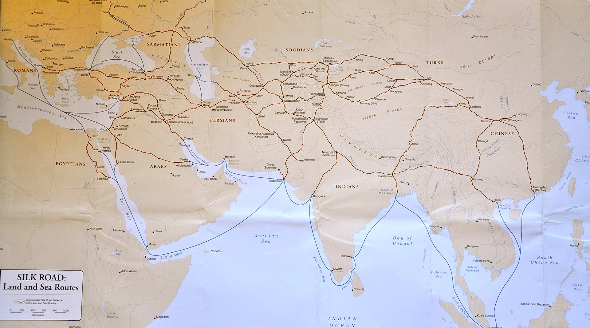 Ancient Silk Road Wallpaper