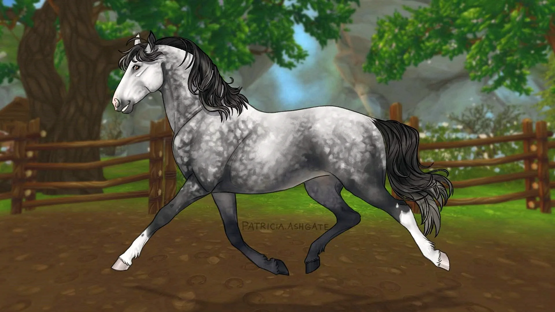 Andalusian Horse Star Stable Wallpaper