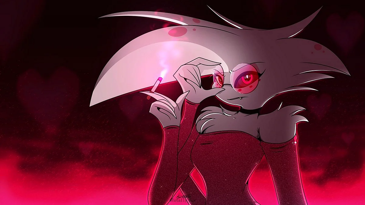 Angel Dust Hazbin Hotel Wallpaper