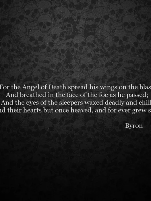 Angel Of Death Quote Wallpaper