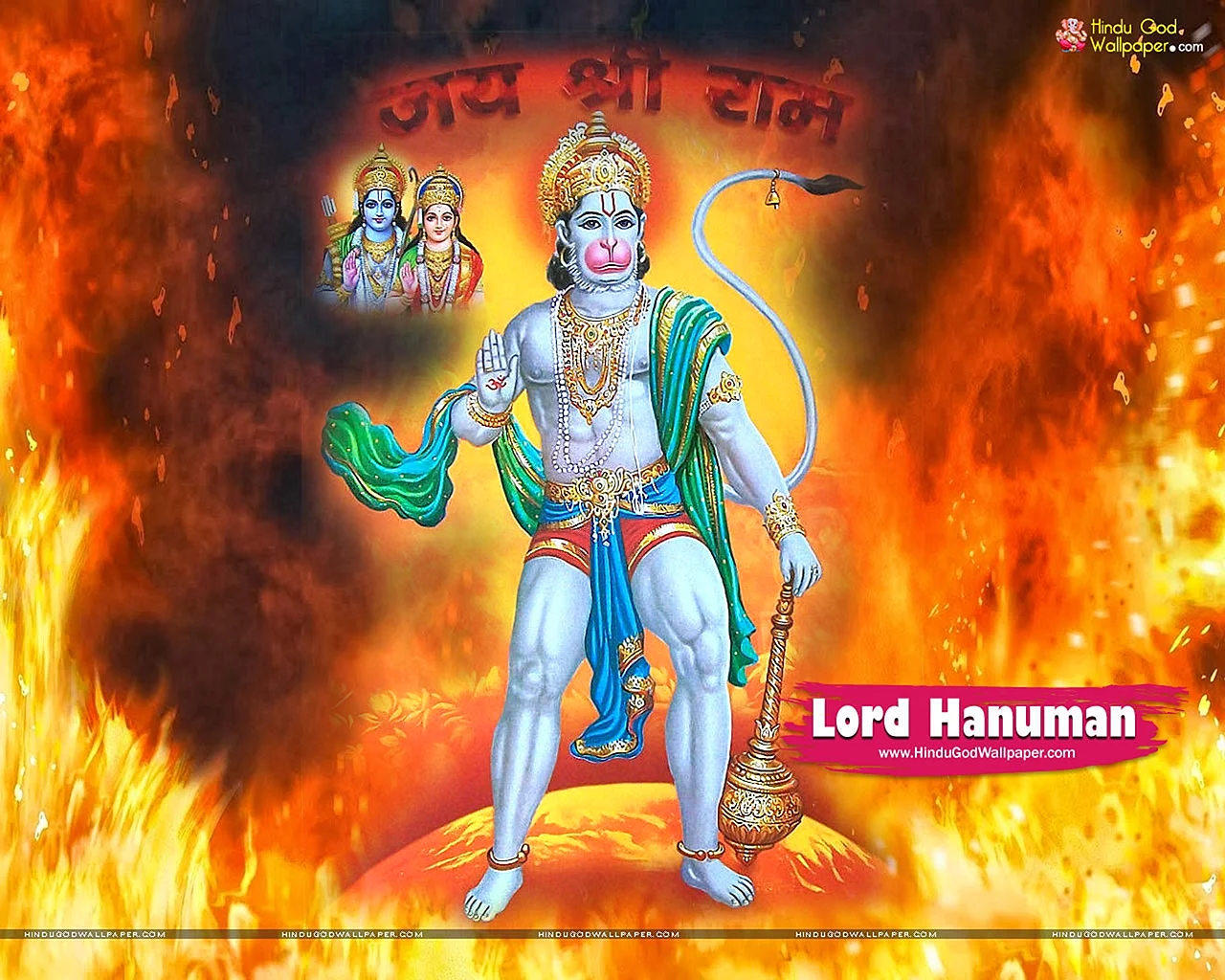 Angry Hanuman Wallpaper