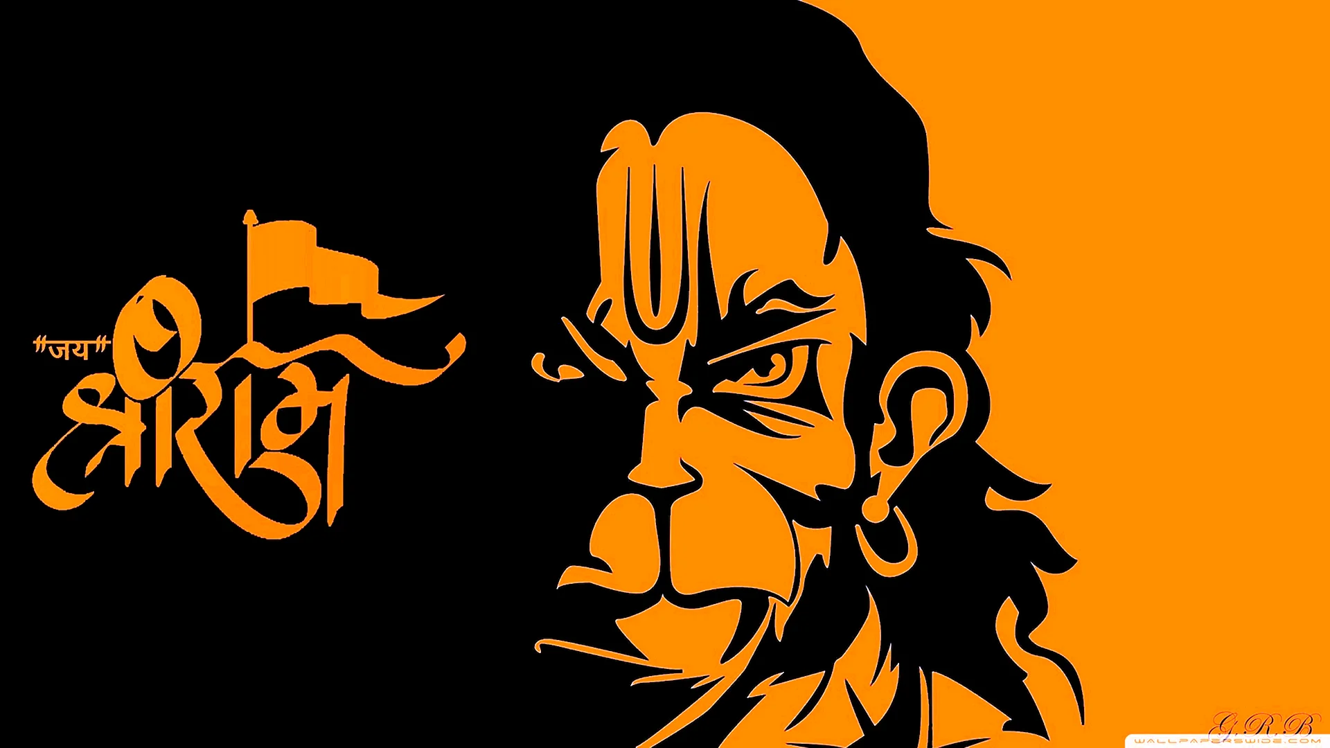 Angry Hanuman Wallpaper