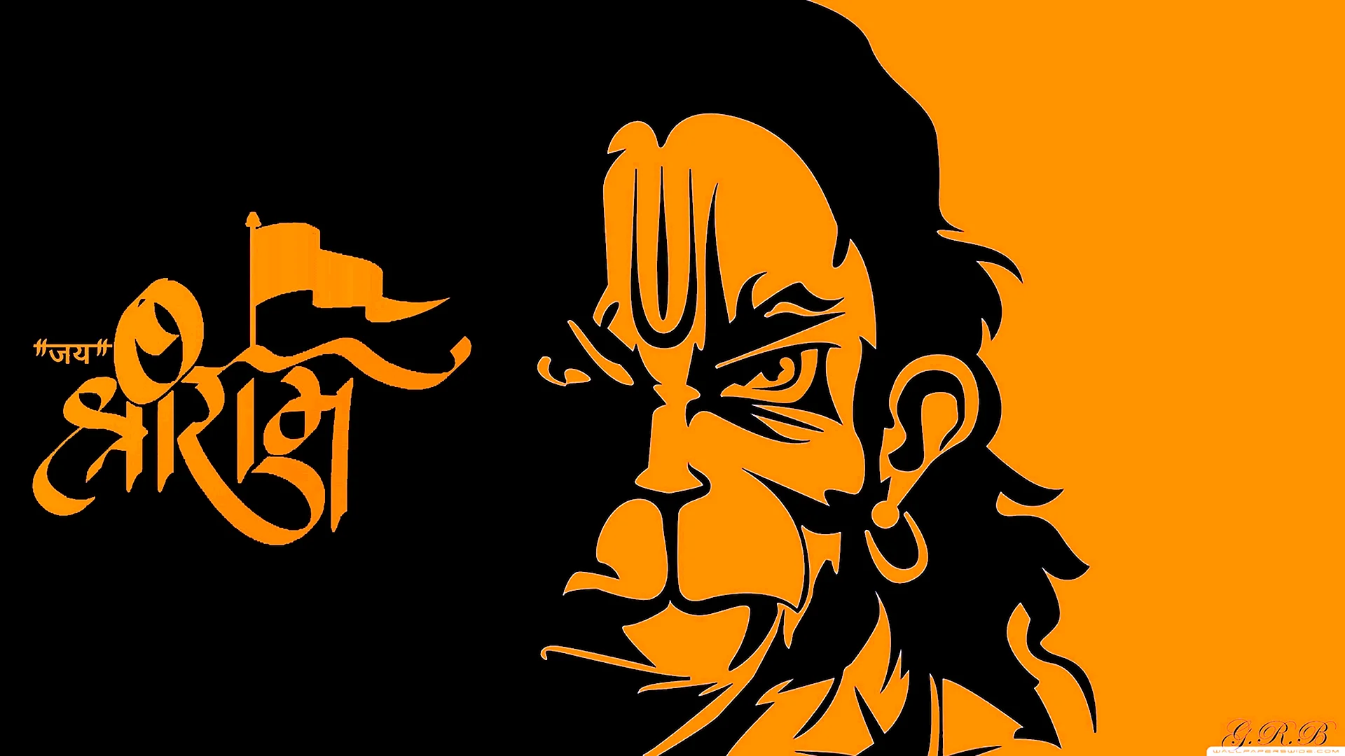 Angry Hanuman Wallpaper