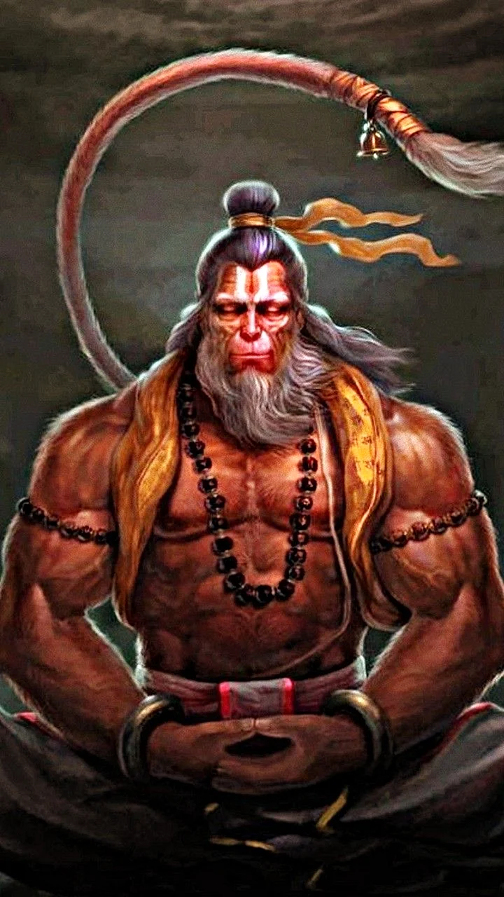 Angry Hanuman Wallpaper