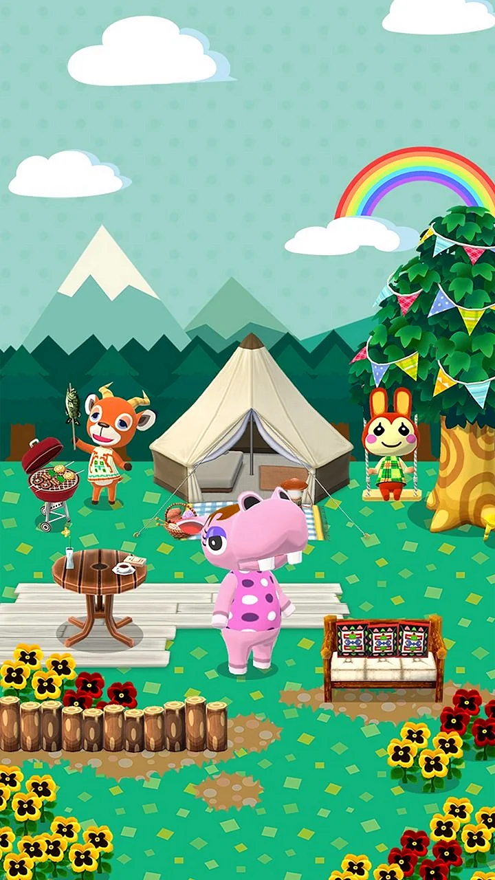 Animal Crossing Game Wallpaper For iPhone