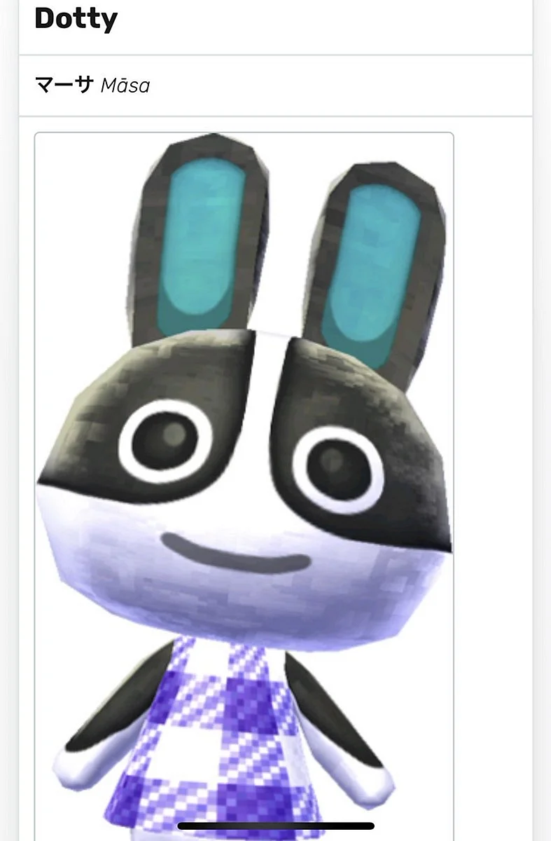 Animal Crossing Rabbit Wallpaper For iPhone