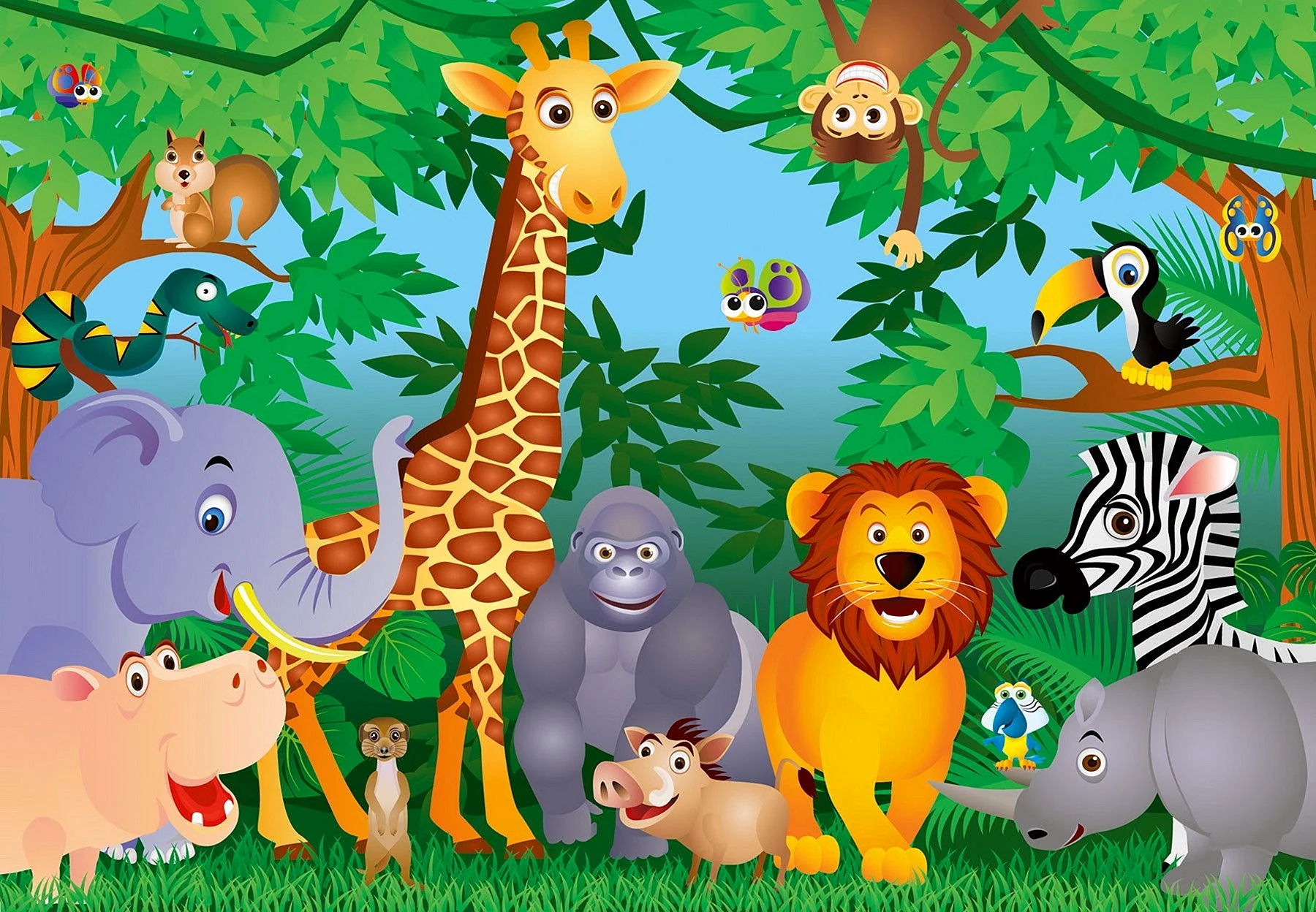 Animals for Kids Wallpaper